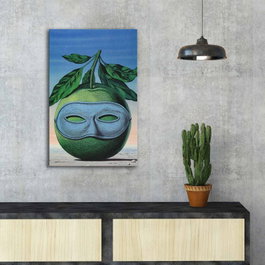Wallity Cuadro Decorativo Souvenir de Voyage de René Magritte (45 x 70 cm)